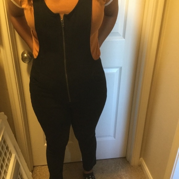 Women's Black Free People Jumpsuit Size 8 - Picture 3 of 3